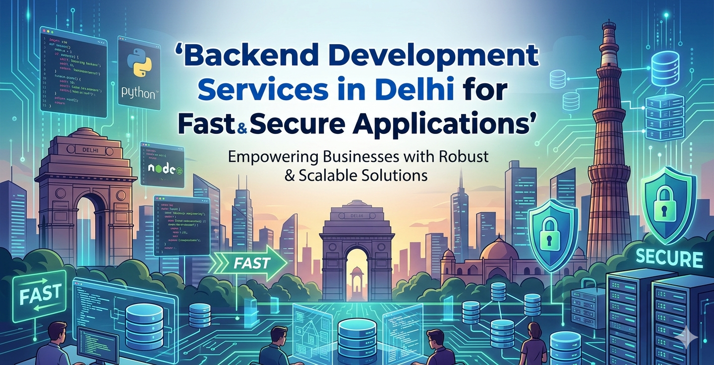 Backend Development Services in Delhi for Fast & Secure Applications